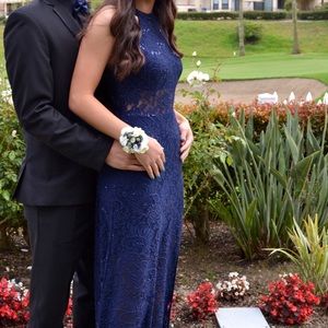 PROM Royal Blue/Navy Maxi Dress